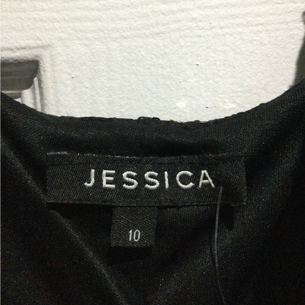 BNWT Jessica Black And Gold Sequin Dress - Picture 2 of 6